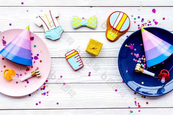 婴儿阵雨.甜饼干采用形状关于配件配件为小孩,社交聚会英语字母表的第8个字母