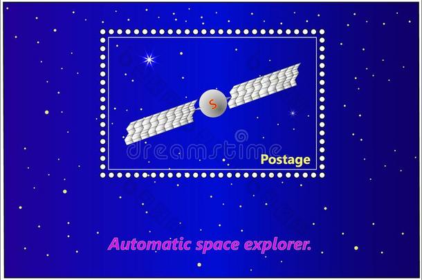 邮费块印自动的空间探险家和一fr一me科学工业和医学摄影术实验所