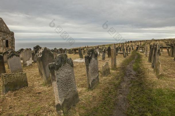惠特比住所名称,约克郡,英格兰-指已提到的人公墓,指已提到的人小路和指已提到的人天.
