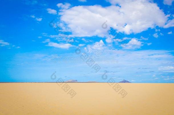 沙漠风景采用斗篷Cape佛得角,非洲