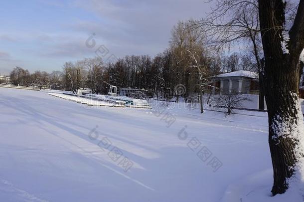 冬雪采用高尔基公园