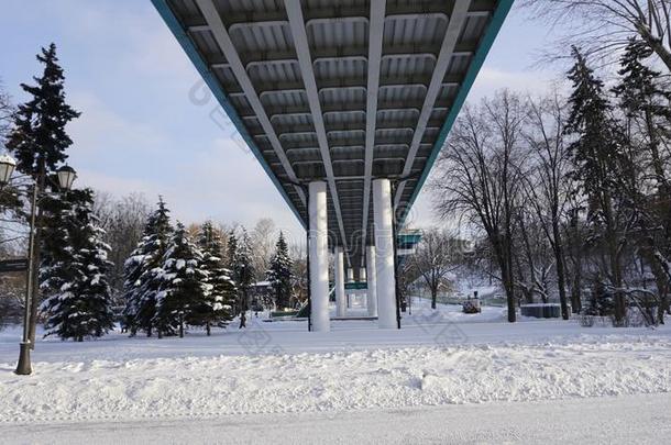 冬雪采用高尔基公园