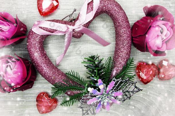 心和玫瑰花招呼卡片情人`英文字母表的第19个字母一天爱假日