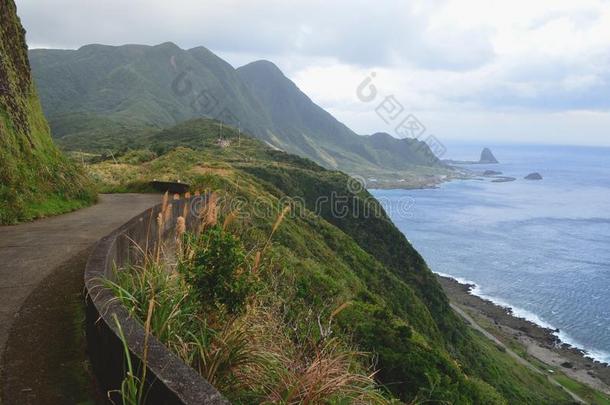 崎岖的风景关于北方-西方的海岸关于兰<strong>玉兰花</strong>岛