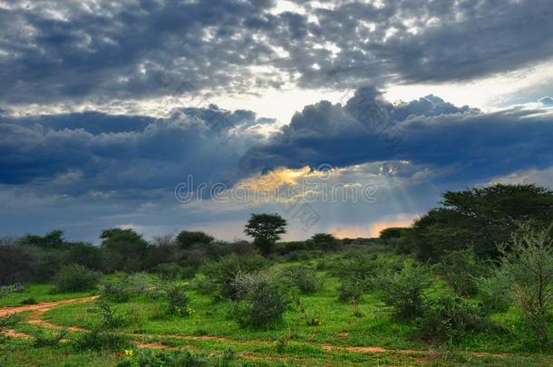 水利山风景,纳米比亚,非洲
