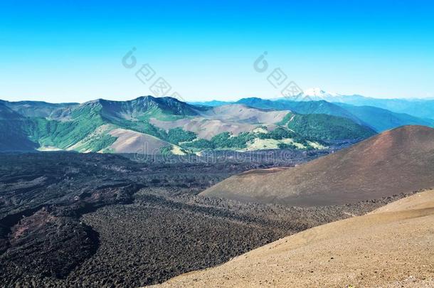 安第斯<strong>山脉</strong>山风景,阿劳卡尼亚地区,隆基迈<strong>火山</strong>