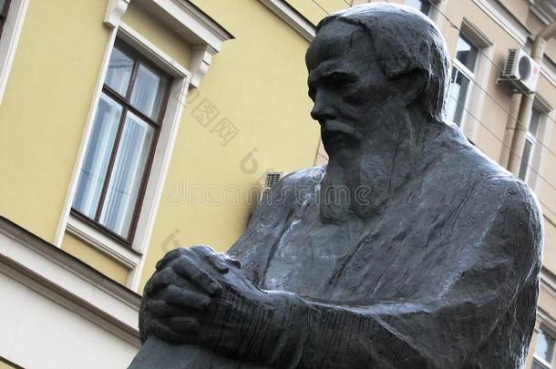 雕像关于陀斯妥也夫斯基采用Sa采用t彼得斯堡,俄罗斯帝国