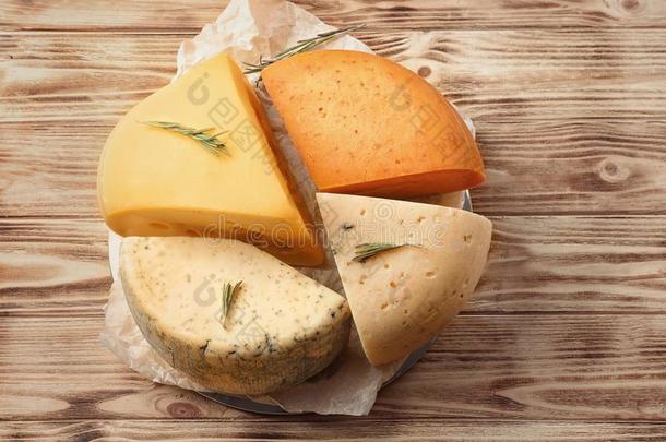 不同的类型关于美味的奶酪