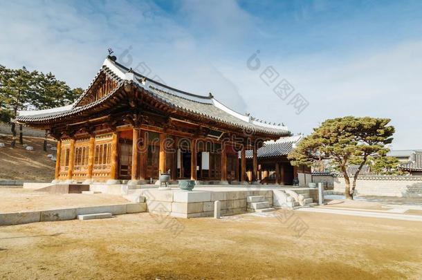 华城上海宫朝鲜人传统的建筑学采用苏