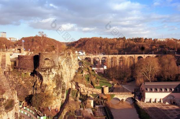 阿尔泽特河河和堡垒遗骨采用卢森堡公国