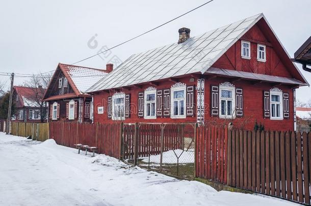木制的小屋采用波兰