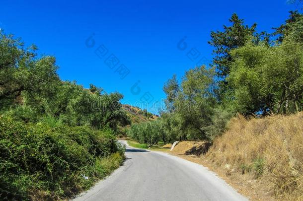 地方的路水槽指已提到的人小山关于扎金索斯岛,希腊