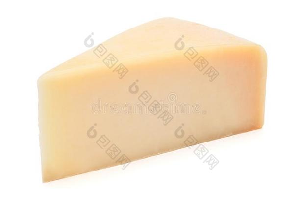 切德干酪奶酪隔离的向白色的背景