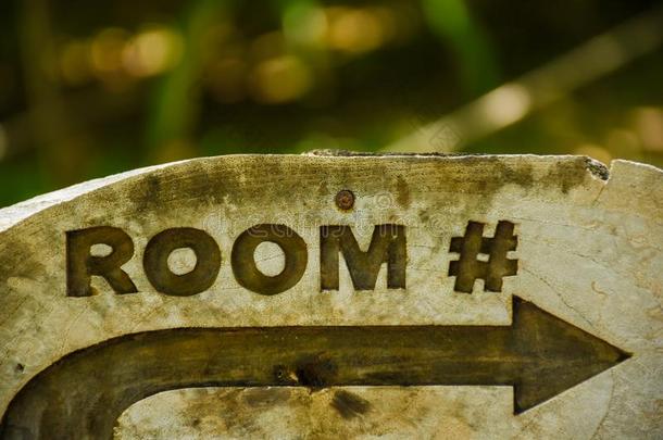 房间木制的符号在指已提到的人热带的岛在马尔代夫