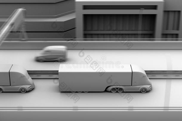 黏土模型翻译关于自己-操纵电的半独立式住宅货车操纵