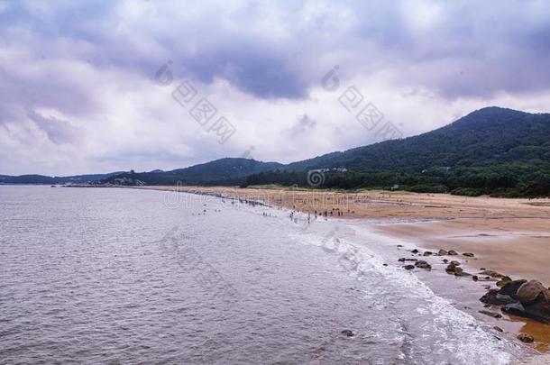 一千步海滩普陀山中国