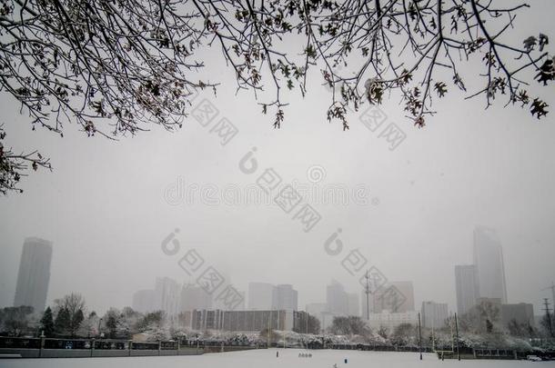 罕见的冬天的混合大约水果布丁城市大街采用北方carol采用a