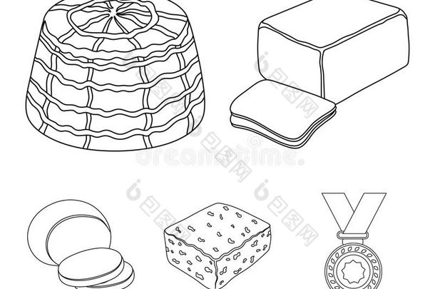 意大利干酪,羊乳酪,切德干酪,意大利乳清干酪.不同的类型关于奶酪放置
