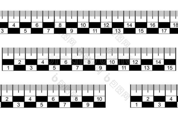 分析罪行地点司法的量尺,矢量放置尺