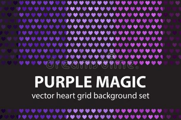 心模式放置<strong>紫色</strong>的魔法.矢量无缝的背景