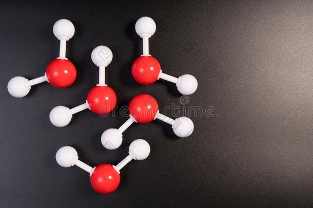 化学模型原子关于分子水科学的原理.强度