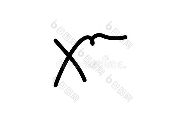 字母x信签名标识