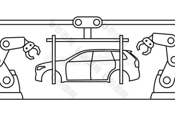 薄的<strong>线条</strong>方式<strong>汽车</strong>立法机构运送者<strong>线条</strong>.