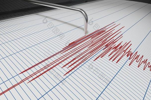 地震仪为地震侦查或躺detect或是（be的三单形式绘画