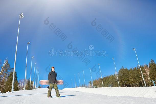 <strong>雪山</strong>飞魂在空的<strong>滑雪道</strong>