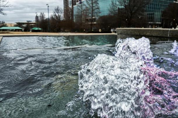 人造喷泉采用指已提到的人一百周年公园采用亚特兰大