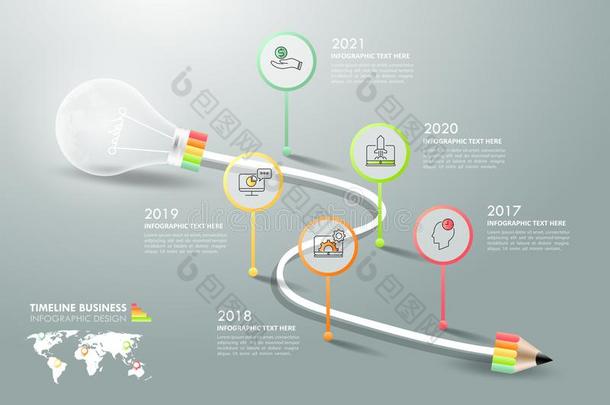 设计灯泡信息图5选择,