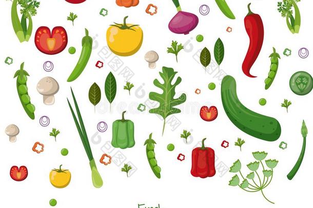 新鲜的蔬菜有机的素食者食物壁纸