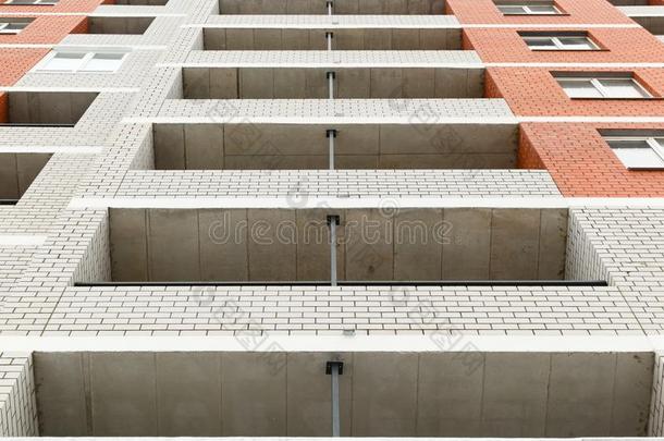 现代的新的许多-楼层砖建筑物关于`40存放`,克拉斯努克特