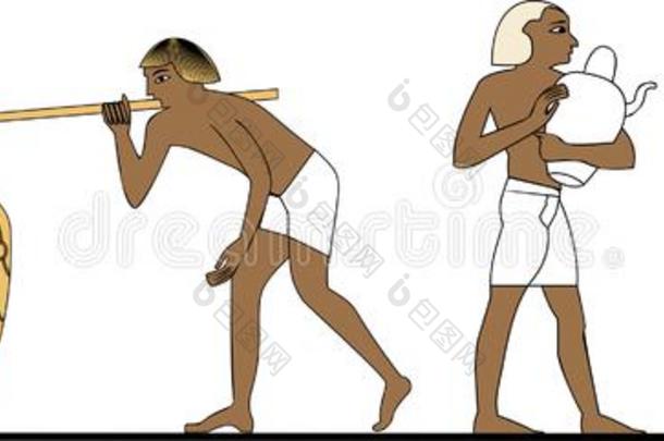 古代的埃及制陶工人