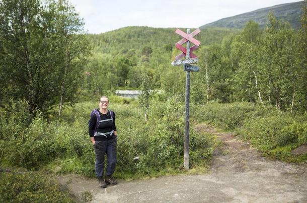 徒步旅行一起指已提到的人步行跟踪采用拉普兰