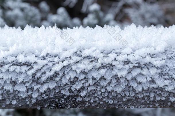 冷冻的雪花冷冻的