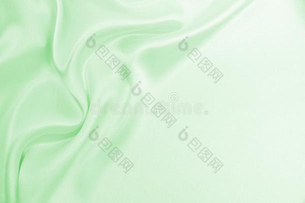 光滑的优美的绿色的丝或缎奢侈布质地同样地abstract摘要