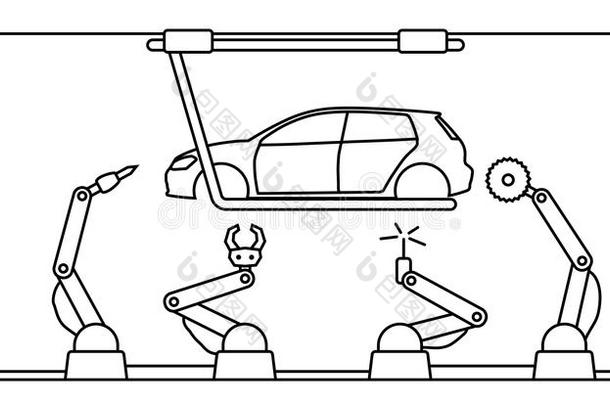 薄的<strong>线条</strong>方式<strong>汽车</strong>立法机构运送者<strong>线条</strong>.