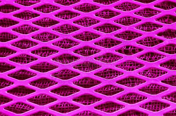 粉红色的紫色的金属格子框架菱形菱形关-在上面,在下面一好的