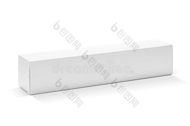 空白的包装白色的卡纸板纸盒为产品设计