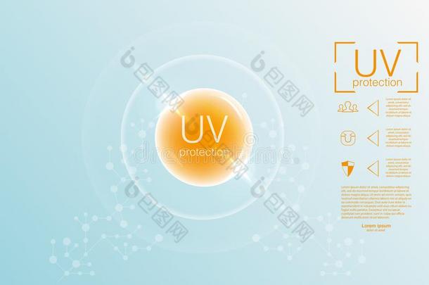 umbilicalvein脐静脉保护.紫外的防晒霜.指已提到的人密谋关于保护France法国