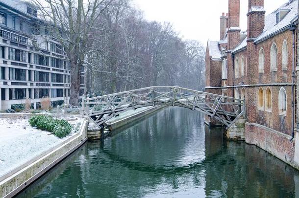 下雪的<strong>数学</strong>的桥,剑桥