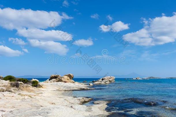 令人惊异的风景在旁边指已提到的人海采用迪亚波罗斯·迪亚波罗斯岛,锡索尼亚,希腊