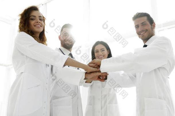 背景影像关于一组关于医生