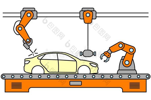 薄的线条方式汽车立法机构运送者线条.