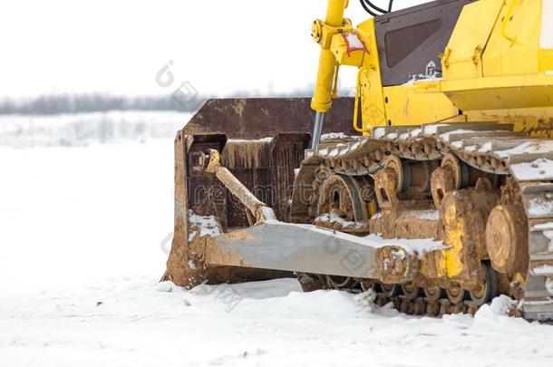 建筑物设备推土机采用雪