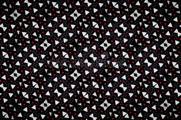 抽象的红色的白色的黑的几何学三角形块颜色壁纸