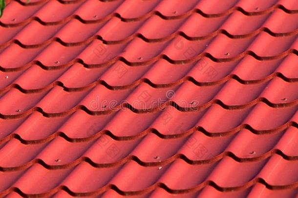 红色的屋顶瓦片向指已提到的人屋顶同样地一b一ckground