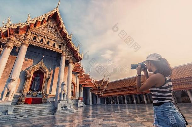 泰国或高棉的佛教寺或僧院<strong>替身</strong>采用扇形棕榈细纤维