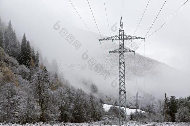 动力台词向一有雾的一nd下雪的d一y.